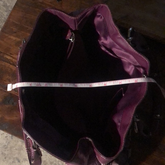 Purple Signature Coach Purse - Picture 11 of 11